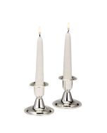 Silverplated Short Candlesticks