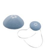 Star of David Parent and Child Kippah Set