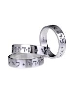 Sterling Silver Ani L'Dodi Ring by Laurel Elliott