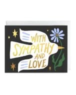 Sympathy Notecard: Dove and Love