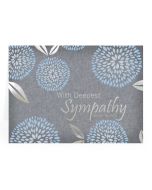 Sympathy Notecard: Foil Embossed