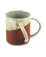 Terracotta Cream Washing Cup by Shelly Clayspot