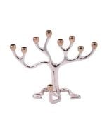 Two-tone Tree of Life Menorah