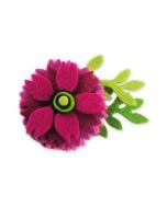 Variegated Flower Brooch by Danielle Gori-Montanelli: Pinks