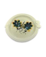 Vintage Lapid Pottery: Blue Floral Pattern Fish Platter