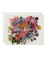 Wedding Notecard: Happy Wedding