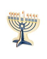 Wood Hanukkah Menorah Play Set