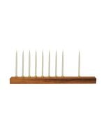 Wood Menorah by Marmol Radziner