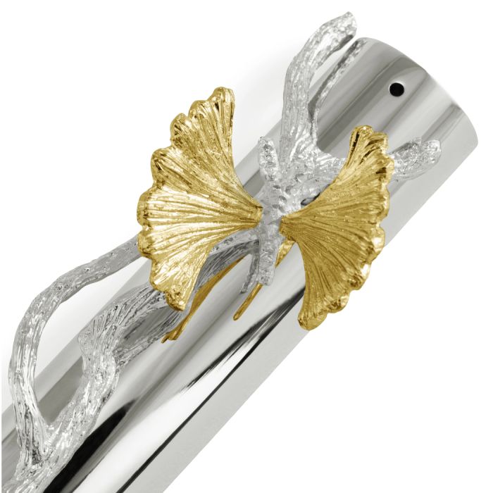 Butterfly Ginkgo Mezuzah by Michael Aram