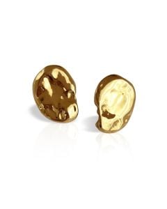 14kt Gold Plated Fava Bean Earrings by Lisa Motro