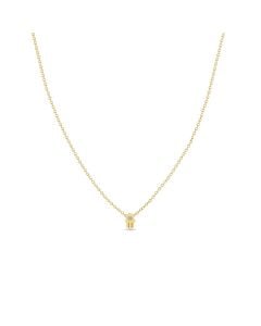 14kt Itty Bitty Diamond Hamsa Necklace by Zoë Chicco