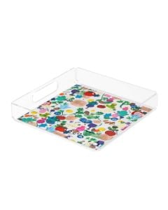 Acrylic Everything Passover Matzah Tray by Arielle Zorger