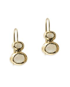 Adornment Earrings by the Israel Museum: Moonstone Double Drop