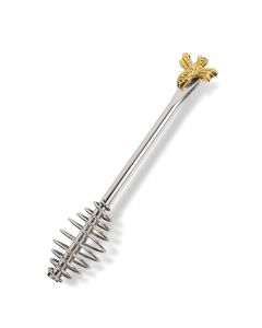 Stainless Steel Honey Dipper with Bee Handle