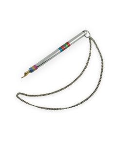 Aluminum Yad with Multicolor Rings by Yair Emanuel