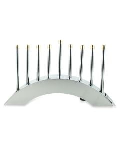 Polished Arch Electric Menorah