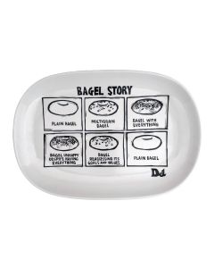 "Bagel Story" Platter by Drew Dernavich