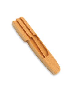 Beechwood Shin Mezuzah by Alef Objects
