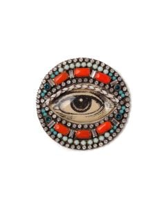 Bejeweled Color Pop Brooch by Elements by Jill Schwartz
