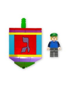 Binyan Bricks Dreidel Set with Minifigure