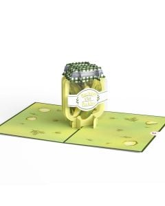 Birthday Notecard: 3D Pop-up Birthday Pickles