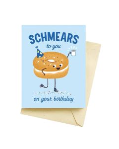 Birthday Notecard: Schmears To You On Your Birthday