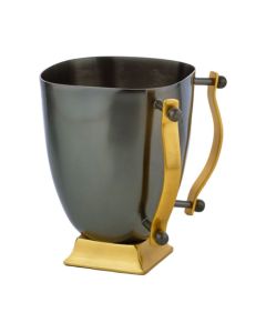 Black and Gold Suspension Washing Cup by Ricci Argentieri