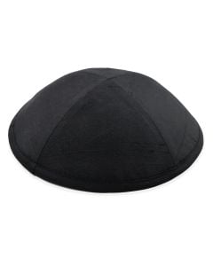 Black Silk Kippah by Talled di Seta