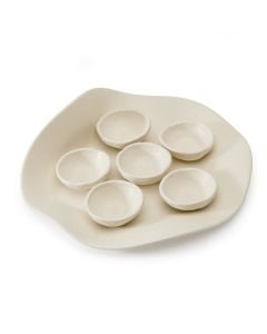Blanc Evie Seder Plate by Dumae