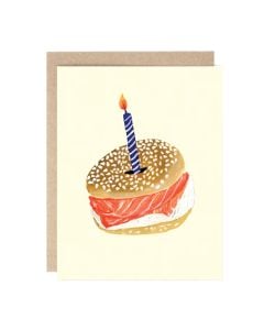 Birthday Notecard: Bagel