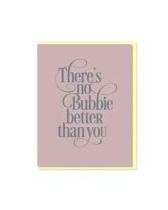 Blank Notecard: No Better Bubbe