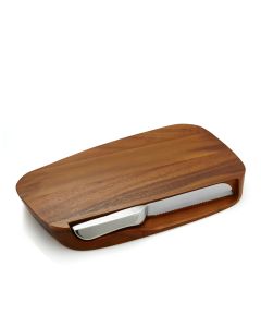 Blend Challah Board and Stainless Steel Knife by Namb&eacute;