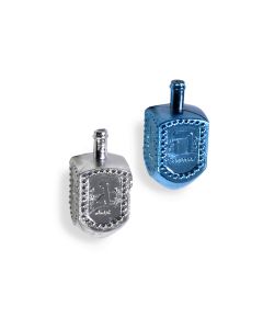 Blue or Silver Plastic Dreidels