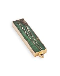 Botanical Wheat Mezuzah by Mi Polin