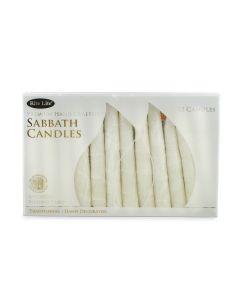 Box of 12 White Shabbat & Holiday Candles