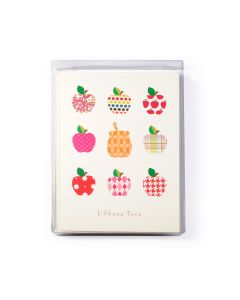 Boxed Rosh Hashanah Cards: Papercut Apples and Honey