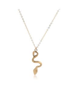 Brass Serpent Necklace