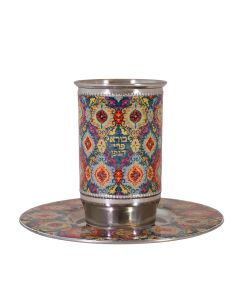 Carpet Kiddush Cup by Yair Emanuel