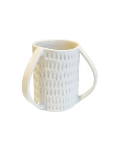 Ceramic Alabaster Wash Cup by Ruth Shteinman