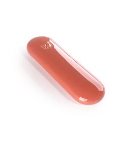 Ceramic Pill Mezuzah by Tchotchke: Coral