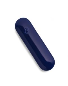 Ceramic Pill Mezuzah by Tchotchke: Indigo