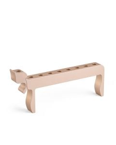 Chai Menorah by Arik Weiss: Champagne