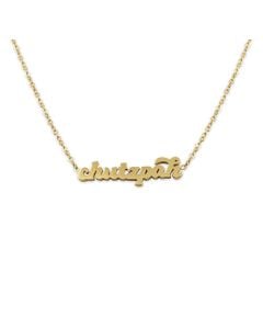Chutzpah Necklace by Mamaleh Jewelry