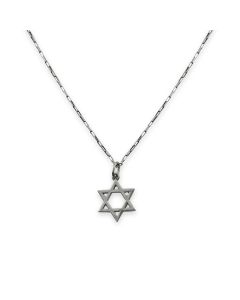 Chutzpah Star of David Necklace by Ax + Apple: Sterling Silver