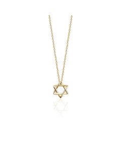 Classic Magen David Necklace in Gold by LIMLIM