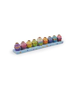 Cupcake Menorah