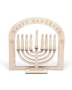 DIY Colorable Wooden Menorah Kit by ScienceSeeds