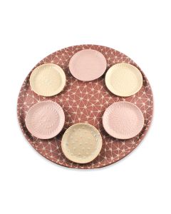 Earth Tone Seder Plate by Maiyan Ben Yona