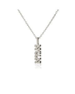 Ema (Mom) Necklace by KANAREK: Silver