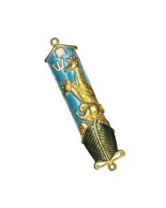 Enamel Noah's Ark Mezuzah